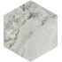 Scultorea Foam Grey Esagona 25x21,6 Carrelage Intérieur Marbre Non Rectifié 