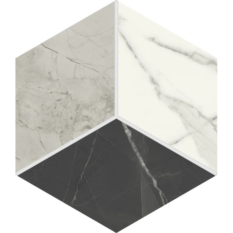 Scultorea Mix Cold Esa 25x21,6 Carrelage Intérieur Marbre Non Rectifié 