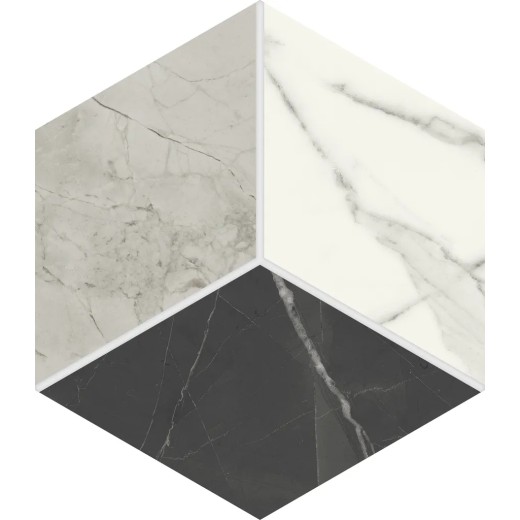 Scultorea Mix Cold Esa 25x21,6 Carrelage Intérieur Marbre Non Rectifié 