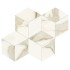 Mosaïque Scultorea Calacatta Oro  Rombo Reflex 44,2x35,6 Carrelage Intérieur Marbre Non Rectifié 