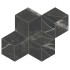 Mosaïque Scultorea Dark Diamond  Rombo Reflex 44,2x35,6 Carrelage Intérieur Marbre Non Rectifié 