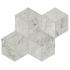 Mosaïque Scultorea Foam Grey  Rombo Reflex 44,2x35,6 Carrelage Intérieur Marbre Non Rectifié 