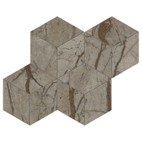 Mosaïque Scultorea River  Rombo Reflex 44,2x35,6 Carrelage Intérieur Marbre Non Rectifié 