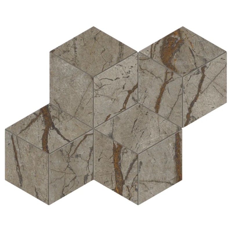Mosaïque Scultorea River  Rombo Reflex 44,2x35,6 Carrelage Intérieur Marbre Non Rectifié 