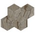 Mosaïque Scultorea River  Rombo Reflex 44,2x35,6 Carrelage Intérieur Marbre Non Rectifié 