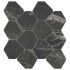 Mosaïque Scultorea Dark Diamond  Esa Velvet 33,2x36 Carrelage Intérieur Marbre Non Rectifié 