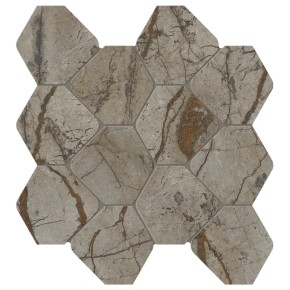 Mosaïque Scultorea River Grey  Esa Velvet 33,2x36 Carrelage Intérieur Marbre Non Rectifié 