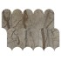 Mosaïque Scultorea River Grey  Arco Reflex 41,2x30,3 Carrelage Intérieur Marbre Non Rectifié 