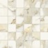 Mosaïque Scultorea Calacatta Oro Fino  30x30 Carrelage Intérieur Marbre Non Rectifié 