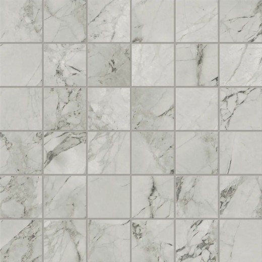 Mosaïque Scultorea Foam Grey  30x30 Carrelage Intérieur Marbre Non Rectifié 