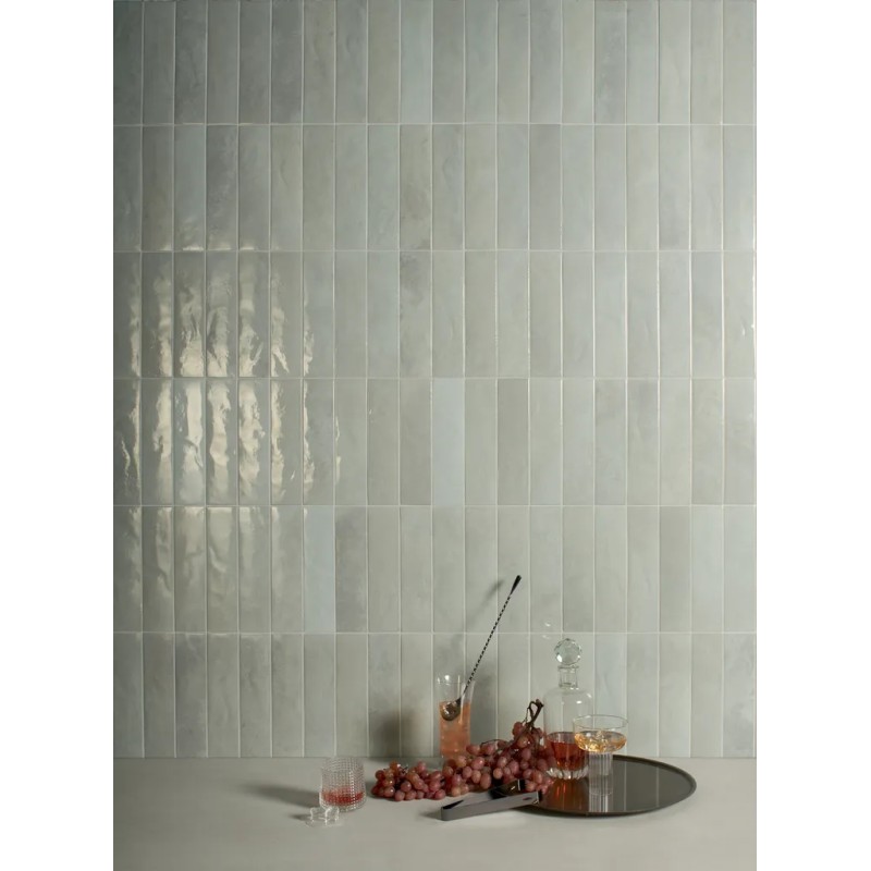 Soda Grigio Luna 6x24 Carrelage Intérieur Zellige Non Rectifié 