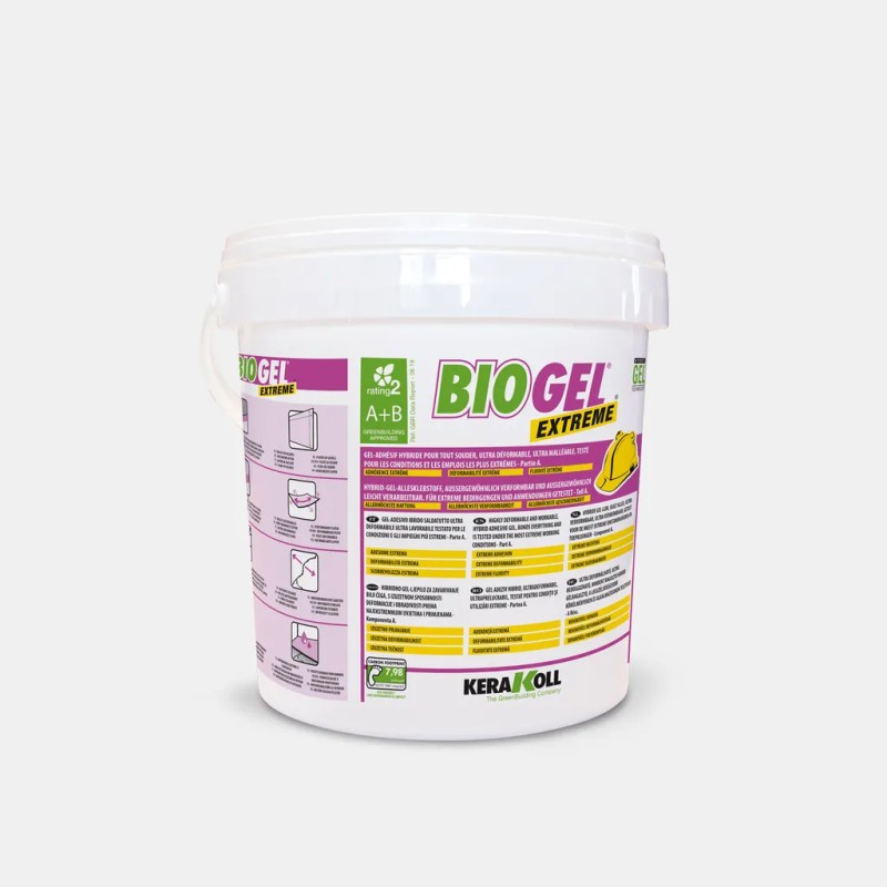 Colle hybride, Biogel Extreme, 10kg, Kerakoll