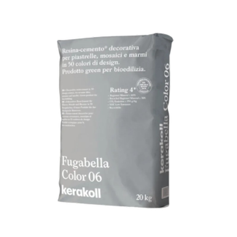 Joint carrelage gris, Fugabella color KK6, 20kg, Kerakoll