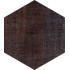 Textile Dark Esagona  25x21,6 Carrelage Intérieur Imitation carreaux de ciment Non Rectifié 