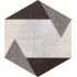Textile Mix Esagona Versione F  25x21,6 Carrelage Intérieur Imitation carreaux de ciment Non Rectifié 