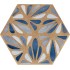 Terracreta Dipinto Chamotte 25x21,6 Carrelage Intérieur Imitation carreaux de ciment Non Rectifié 