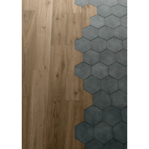 Terracreta Oltremare Esagona 25x21,6 Carrelage Intérieur Imitation carreaux de ciment Non Rectifié 