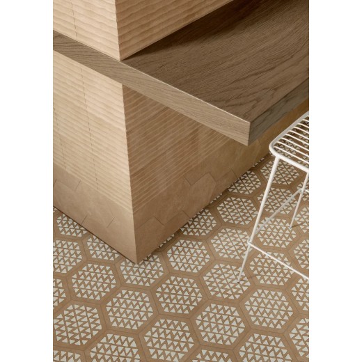 Terracreta Intarsio Chamotte 25x21,6 Carrelage Intérieur Imitation carreaux de ciment Non Rectifié 
