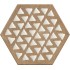 Terracreta Intarsio Chamotte 25x21,6 Carrelage Intérieur Imitation carreaux de ciment Non Rectifié 