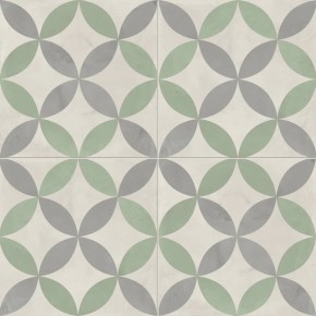 Terra.art Astro Sabbia/menta 20x20 Carrelage Intérieur Imitation carreaux de ciment Non Rectifié 