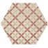 Terra.art Astro Tramonto/crema Esagona  25x21,6 Carrelage Intérieur Imitation carreaux de ciment Non Rectifié 