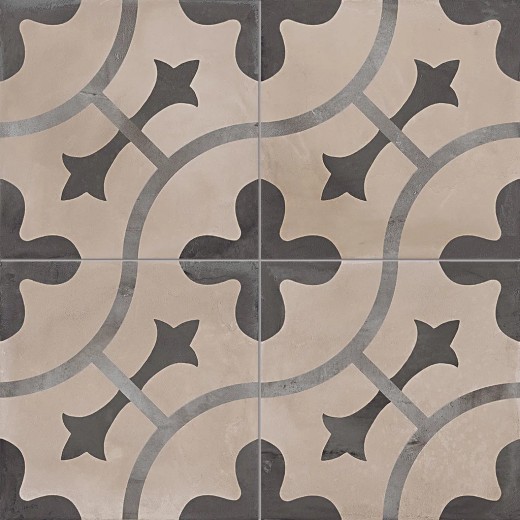 Terra Ornamento Versione F 20x20  Carrelage Intérieur Imitation carreaux de ciment Non Rectifié 