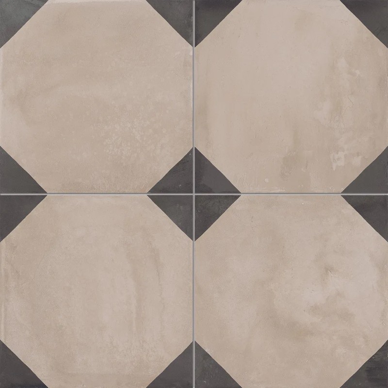 Terra Ottagono Versione F 20x20  Carrelage Intérieur Imitation carreaux de ciment Non Rectifié 