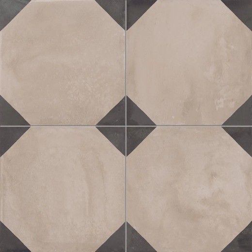 Terra Ottagono Versione F 20x20  Carrelage Intérieur Imitation carreaux de ciment Non Rectifié 