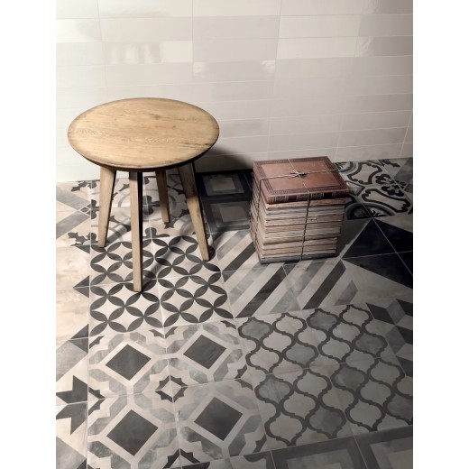 Terra Mix 20 Versione F 20x20  Carrelage Intérieur Imitation carreaux de ciment Non Rectifié 