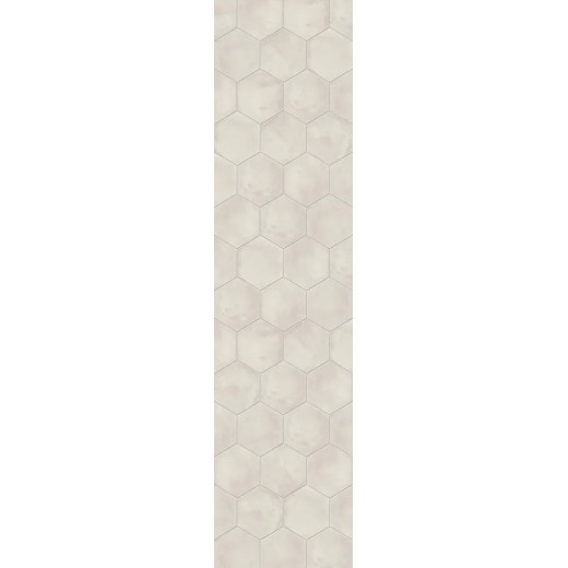 Terra.art Bianco Esagona  25x21,6 Carrelage Intérieur Imitation carreaux de ciment Non Rectifié 