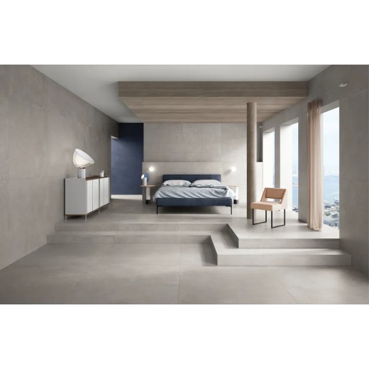Phase Grey 120x120  Carrelage Intérieur Béton Rectifié