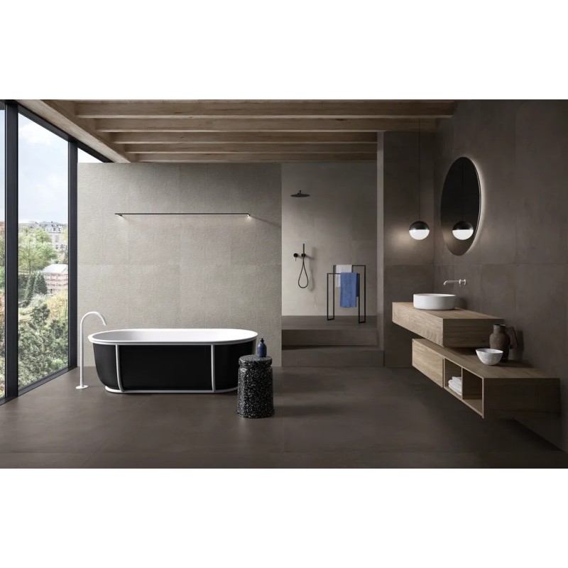 Phase Dark 120x120  Carrelage Intérieur Béton Rectifié