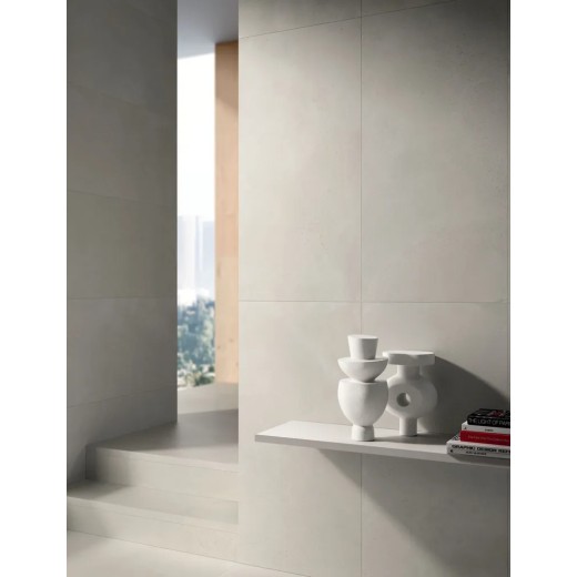 Phase White 60x120  Carrelage Intérieur Béton Rectifié
