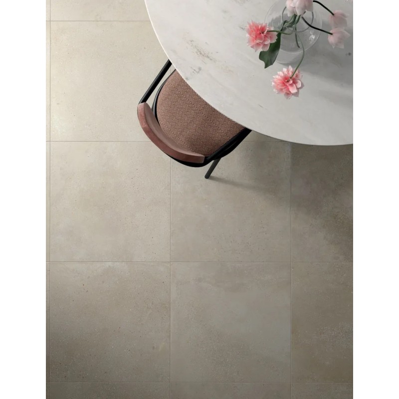 Phase Ecru 60x60  Carrelage Intérieur Béton Rectifié