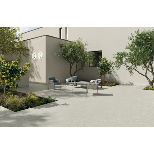 Vie Della Pietra Chianca 22,5x45,3 Carrelage Intérieur Pierre Non Rectifié 