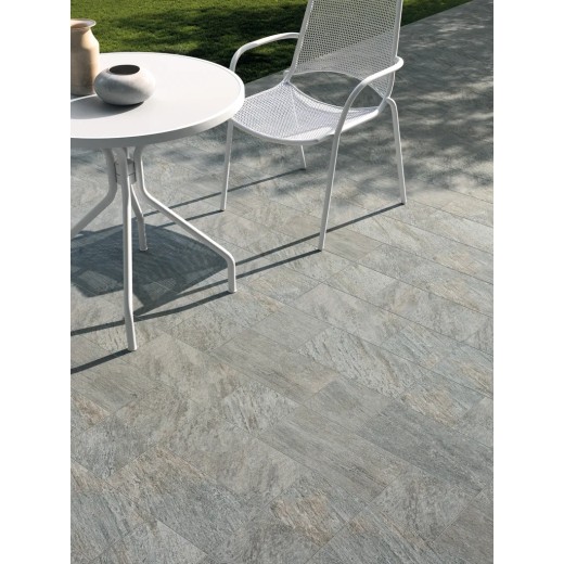 Vie Della Pietra Quarzite 22,5x45,3 Carrelage Intérieur Pierre Non Rectifié 