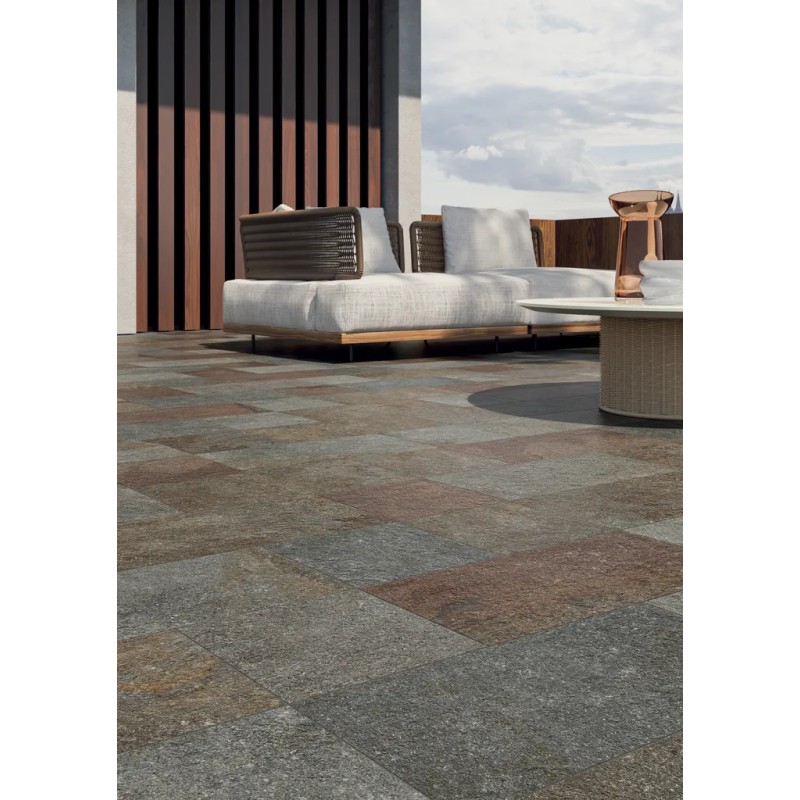 Vie Della Pietra Altavalle 22,5x45,3 Carrelage Intérieur Pierre Non Rectifié 