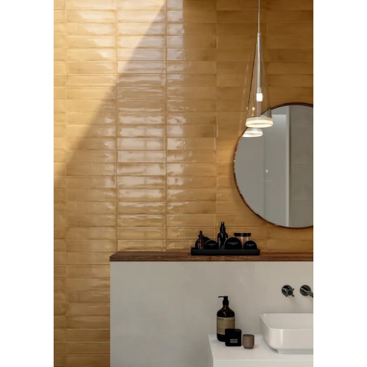 Multiforme Opale 7,5x30 Carrelage Intérieur Zellige Non Rectifié 