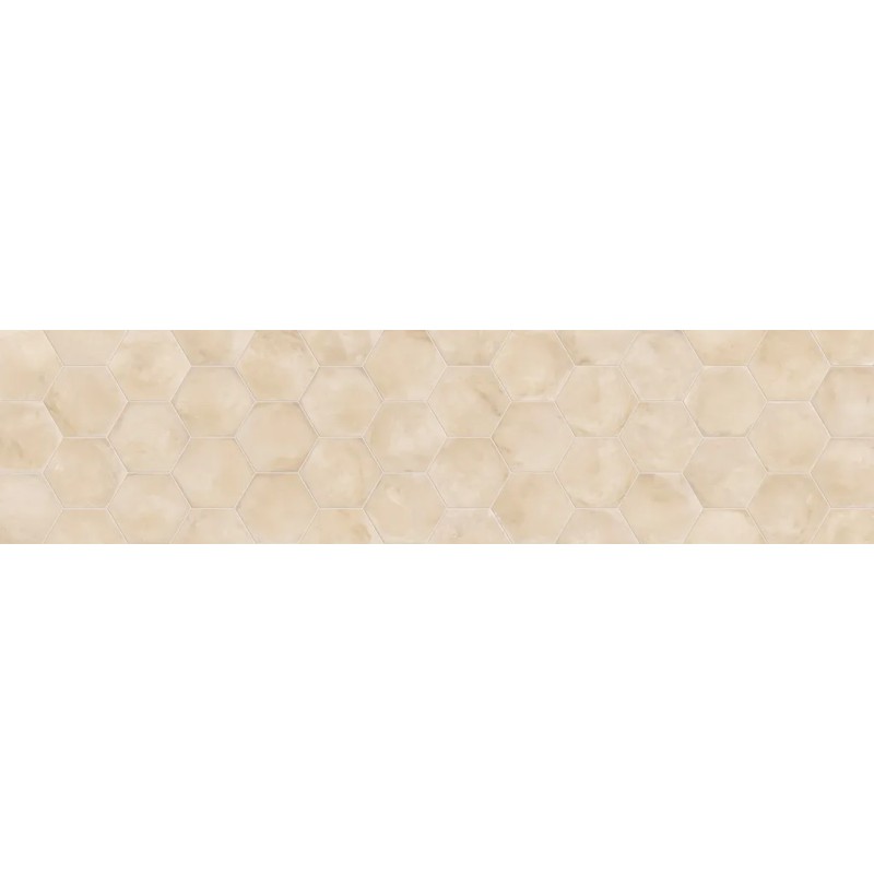 Terra Avorio Esagona 25x21,6 Carrelage Intérieur Imitation carreaux de ciment Non Rectifié 