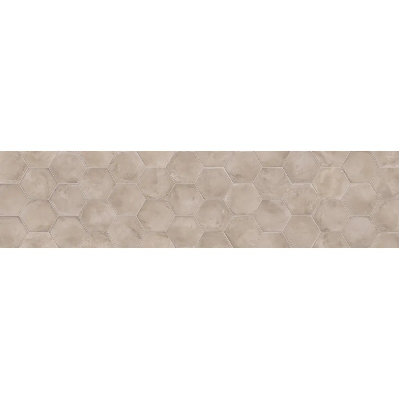 Terra Grigio Esagona 25x21,6 Carrelage Intérieur Imitation carreaux de ciment Non Rectifié 