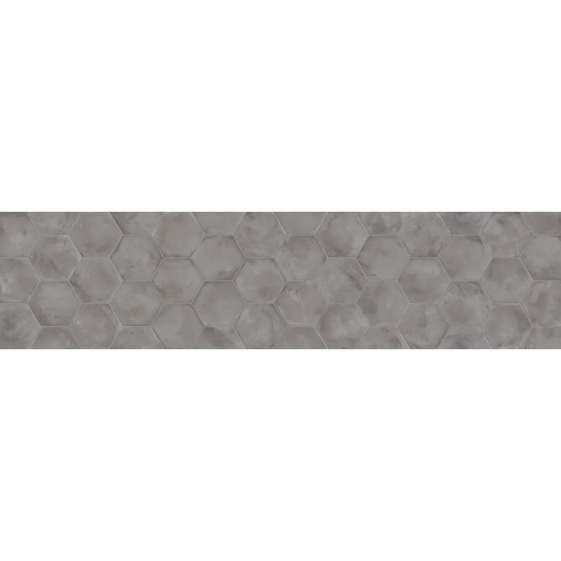 Terra Antracite Esagona 25x21,6 Carrelage Intérieur Imitation carreaux de ciment Non Rectifié 