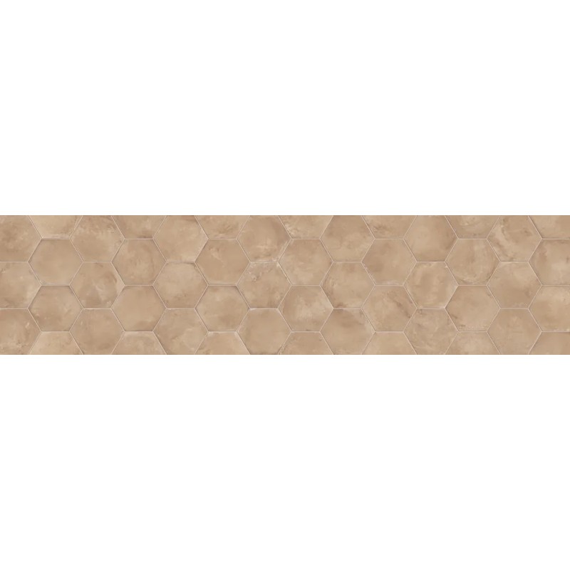 Terra Ocra Esagona 25x21,6 Carrelage Intérieur Imitation carreaux de ciment Non Rectifié 