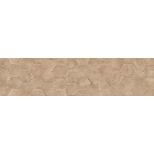 Terra Ocra Esagona 25x21,6 Carrelage Intérieur Imitation carreaux de ciment Non Rectifié 