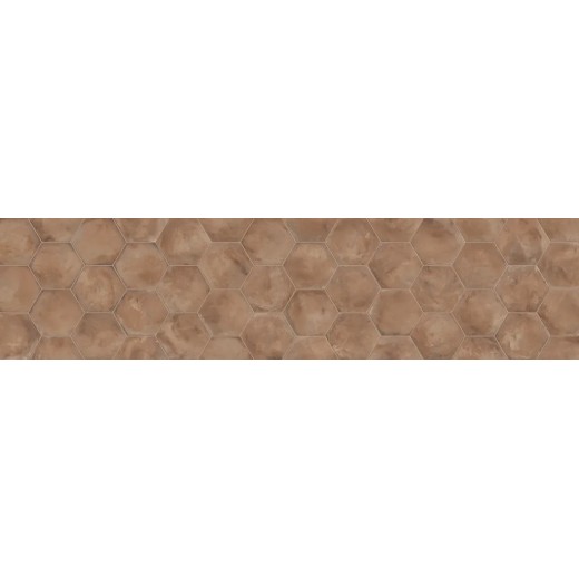 Terra Rosso Esagona 25x21,6 Carrelage Intérieur Imitation carreaux de ciment Non Rectifié 