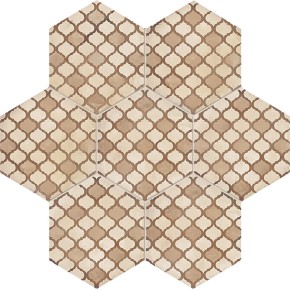 Terra Coloniale Esagona Versione C 25x21,6 Carrelage Intérieur Imitation carreaux de ciment Non Rectifié 