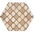 Terra Coloniale Esagona Versione C 25x21,6 Carrelage Intérieur Imitation carreaux de ciment Non Rectifié 