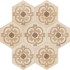 Terra Cubo Esagona Versione C 25x21,6 Carrelage Intérieur Imitation carreaux de ciment Non Rectifié 