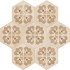 Terra Floreale Esagona Versione C 25x21,6 Carrelage Intérieur Imitation carreaux de ciment Non Rectifié 