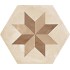 Terra Stella Esagona Versione C 25x21,6 Carrelage Intérieur Imitation carreaux de ciment Non Rectifié 