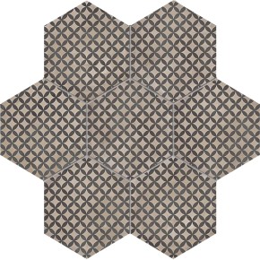 Terra Astro Esagona Versione F 25x21,6 Carrelage Intérieur Imitation carreaux de ciment Non Rectifié 